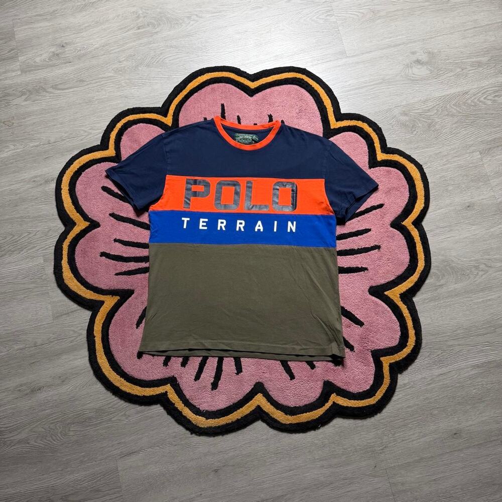 Ralph Lauren Polo Country Terrain Graphic Logo T-shirt Size Small
